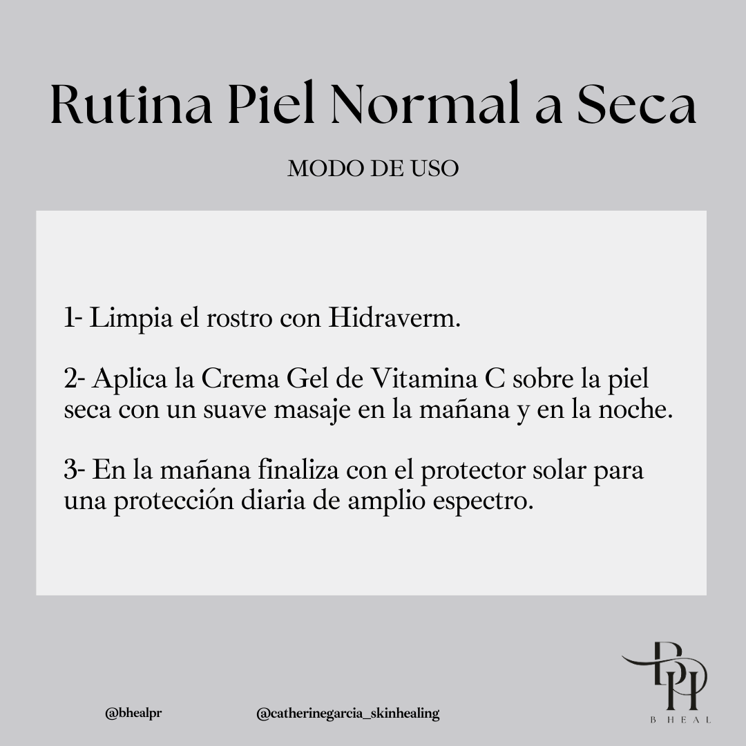 Piel Normal a Seca 2 pasos + SPF