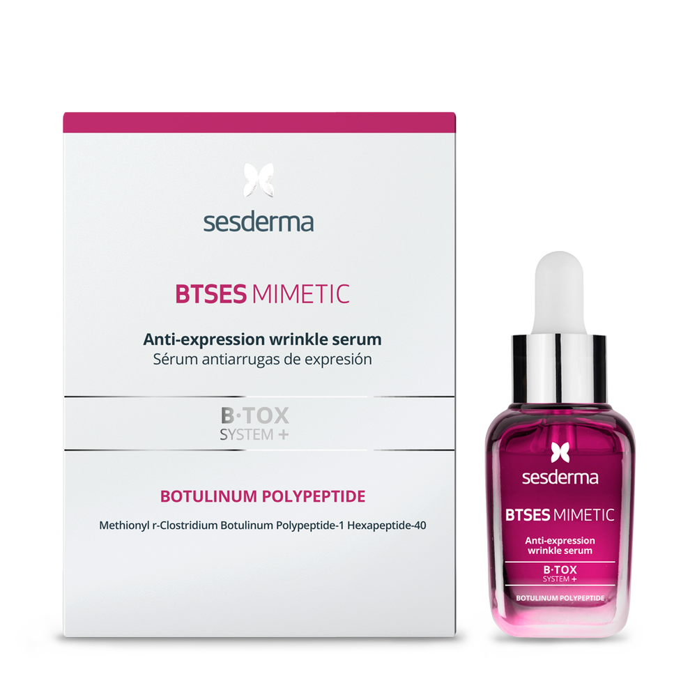 BTSES MIMETIC Sérum antiarrugas y Makeup Bag