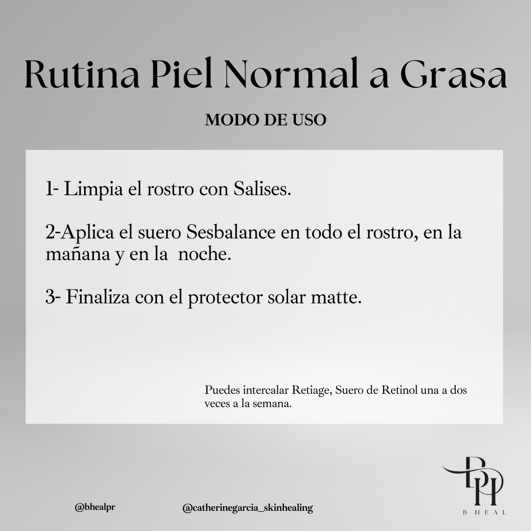 Piel Normal a Grasa 2 pasos + SPF